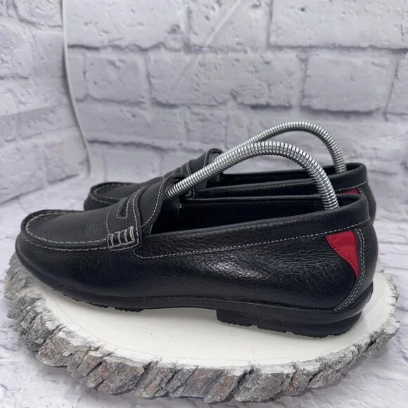 Footjoy Club Penny Loafer Men's 8 M Black Leather Casual Slip On Shoes 79047 - Picture 8 of 12